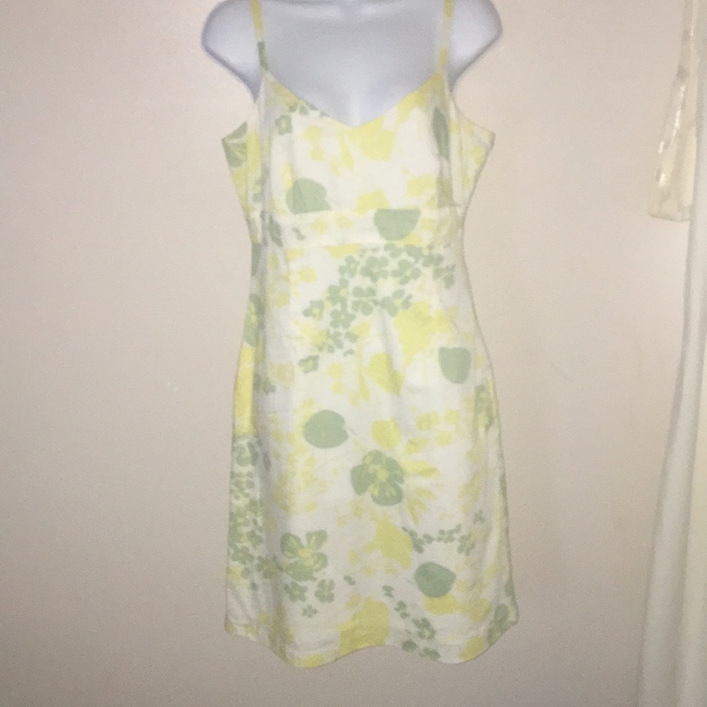 J.Crew floral cotton dress Sz 8